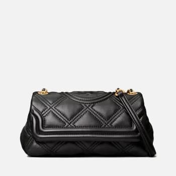 Tory Burch Womens Fleming Soft Mini Bag - Black