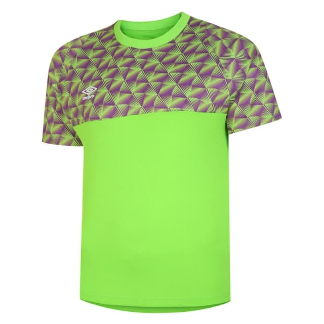 Umbro Umbro Men Flux Goalkeeper Jersey in Bright Green Size: Small Bright Green S Male 5063425875641