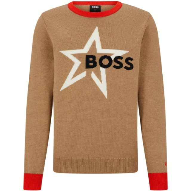 Boss Mens Ski Midlayer Beige male S