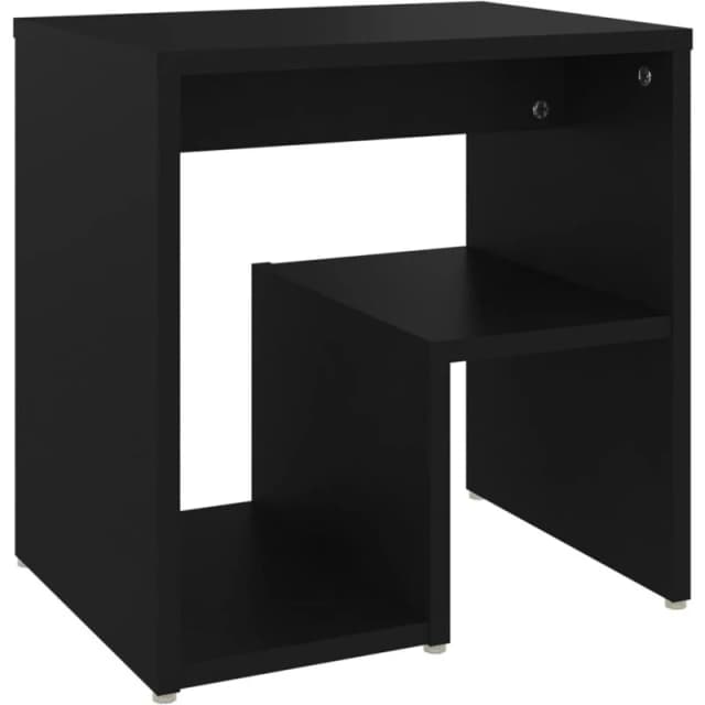 VIDAXL Bed Cabinet Black 40x30x40cm Engineered Wood Vidaxl 8720286558362