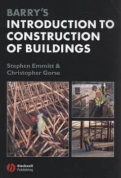 Barrys Introduction to the Construction of Buildings by Stephen Emmitt Paperback