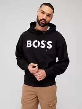 BOSS WebasicHood Overhead Hoodie, Black Size M Men