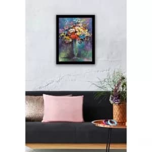 SC0095 Multicolor Decorative Framed MDF Painting