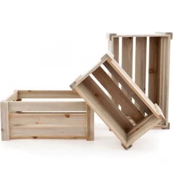 Set of 3 Wooden Crates