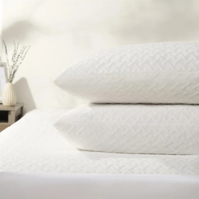 OHS OHS Mattress Protector Cooling Topper Pillowcase Fitted Sheet Bed in White Size: Standard Pillow Case White Standard Pillow Case Unisex 50274342