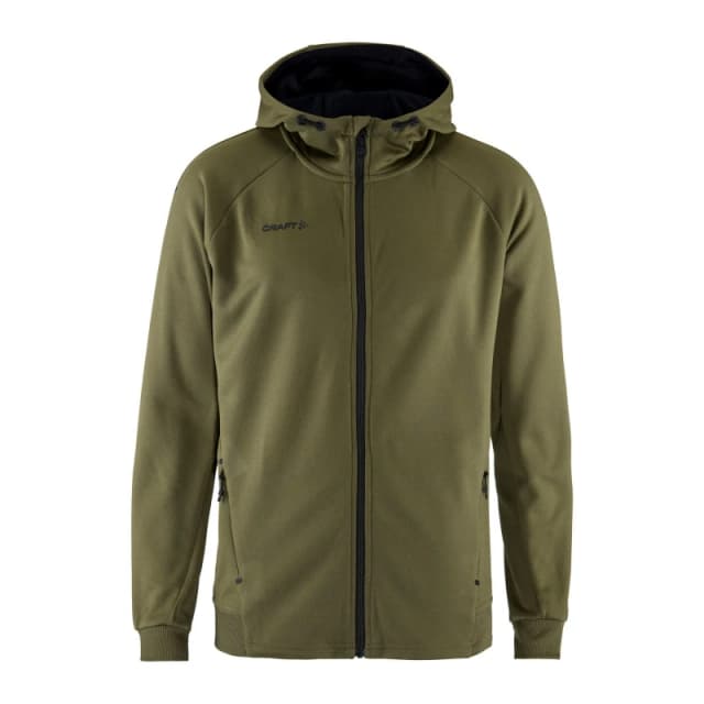 Craft CRAFT Men ADV Unify Full Zip Hooded Jacket in Cream Size: Small Cream S Male 5063377067590