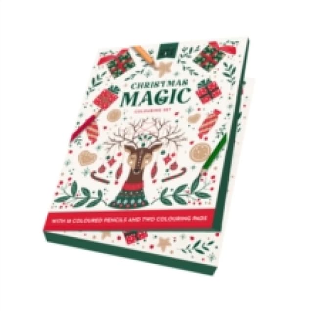 Christmas Magic Adult Colouring Set Hardback