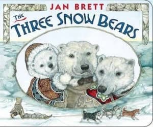The Three Snow Bears by Jan Brett Book