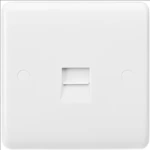 KnightsBridge Curved Edge Telephone Extension Socket
