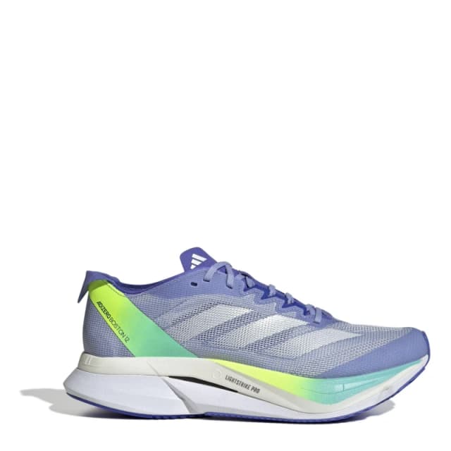adidas Adizero Boston 12 Womens Running Shoes - Blue Blue 4