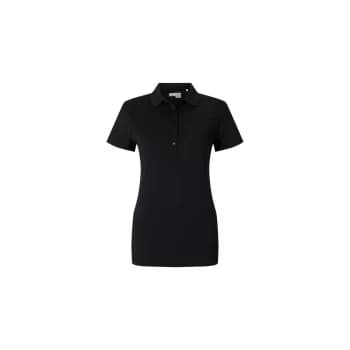 Callaway Ladies Essential Micro Polo Shirt - Black - XS Size: XS