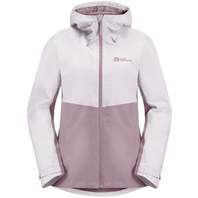 Jack Wolfskin Womens Waterproof Shaped Fit Jacket Pale Lavendar female 10 (S)