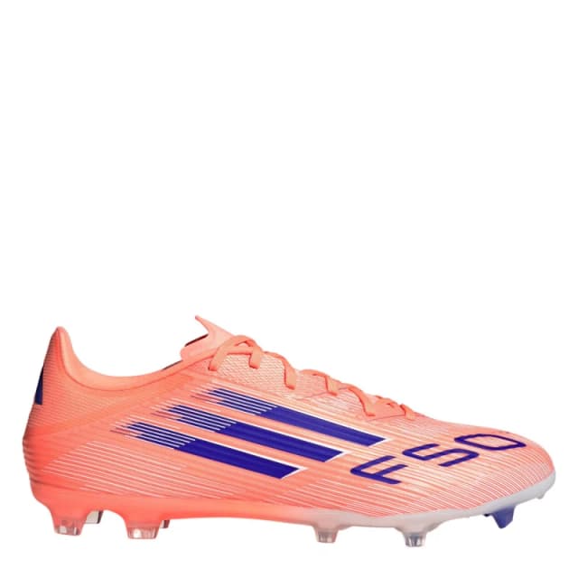 adidas F50 League Adults Firm Ground Football Boots Orange/Blue male 9 (43.3)