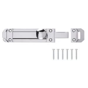 BQ Chrome Plated Brass Flat Bolt L152mm