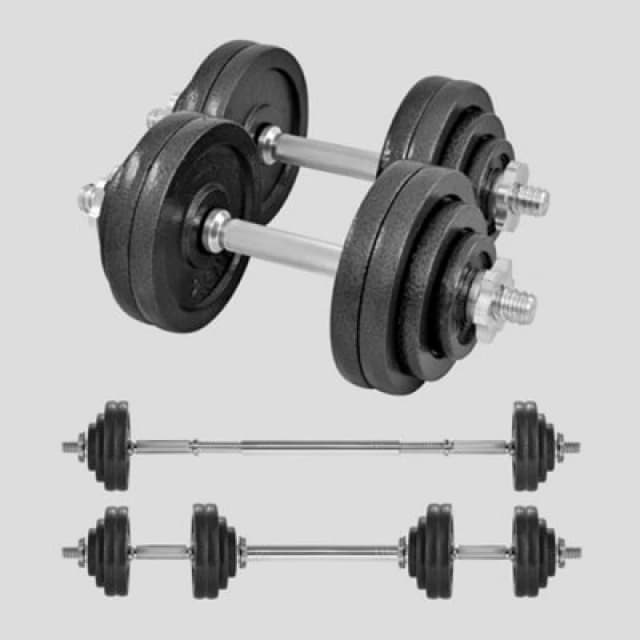 Phoenix Fitness 30Kg Fixed Weight Set For Home Strength Training