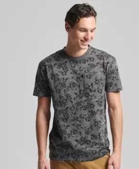 Superdry Mens Vintage Pocket T-Shirt Black - Size: Xxl