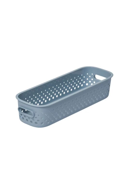 SmartStore Essence Slim Sea Salt 'Storage Tray Basket', 1.3L in Pale Blue Size: Small Pale Blue Unisex S