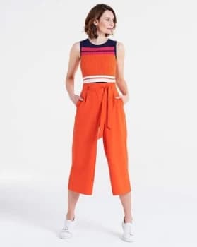 Oasis Colour Pop Crop Wide Leg Trousers
