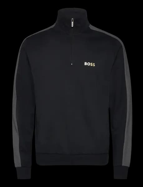 Boss Boss Tracksuit quarter Jacket 10166548 1/4 Zip Fleece Tops S Black 55690903350