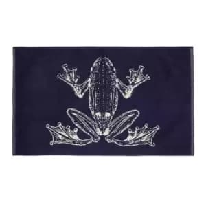 Joules Midnight Beasts Cotton Bath Mat - French Navy