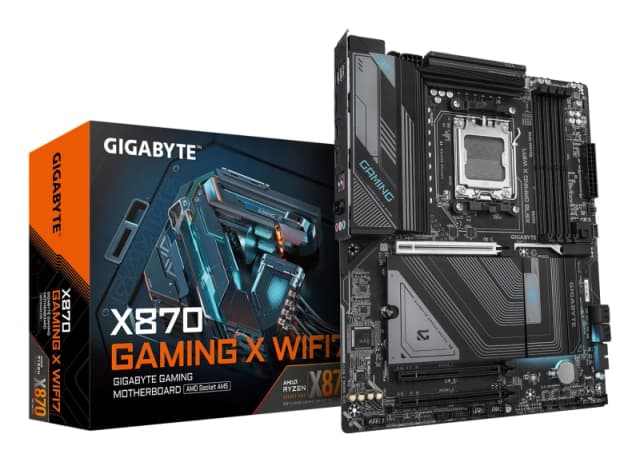 Gigabyte X870 GAMING X WIFI7 ATX Motherboard for AMD AM5 CPUs