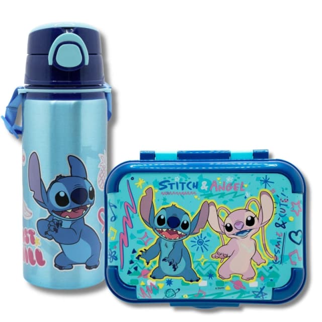 Stitch Packed Lunch Set, Multi 75058 / 75043
