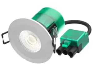Bell 6W Firestay LED Integrated Fixed Downlight, Incl White & Satin Bezel - 6000K - Plug & Play Fitting - BL10502