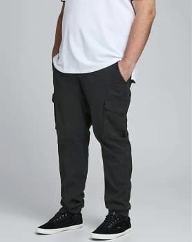 Jack & Jones Black Paul Cargo Trouser