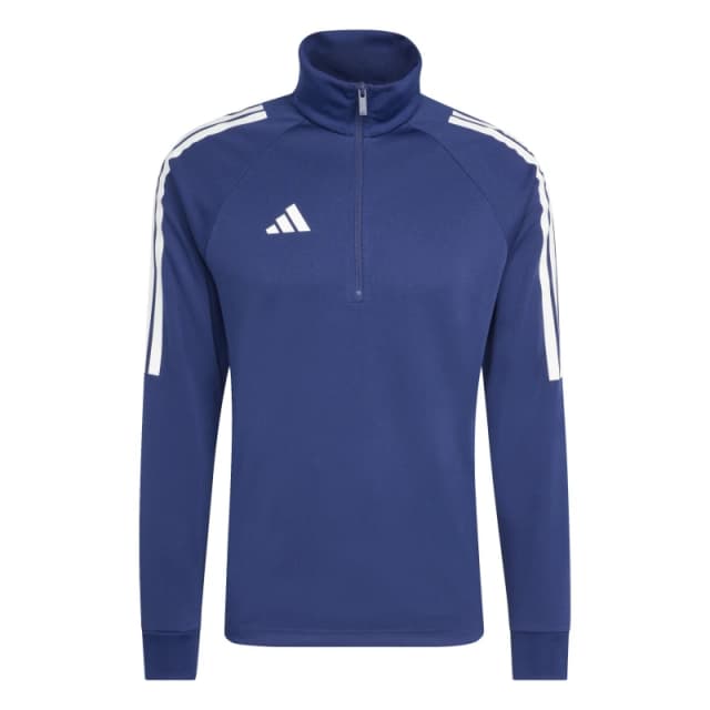 adidas Sereno Long Sleeve Zip Top Mens Navy/White male XS