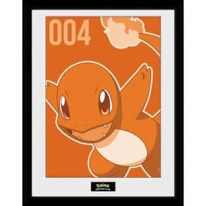 Pokemon Charmander Mono Collector Print