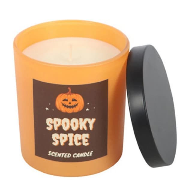 Something Different Something Different Spooky Spice Cinnamon Candle in Orange Orange One Size Unisex 5063852075737