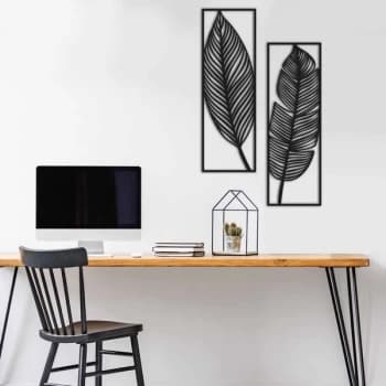 MT - 002 Black Decorative Metal Wall Accessory