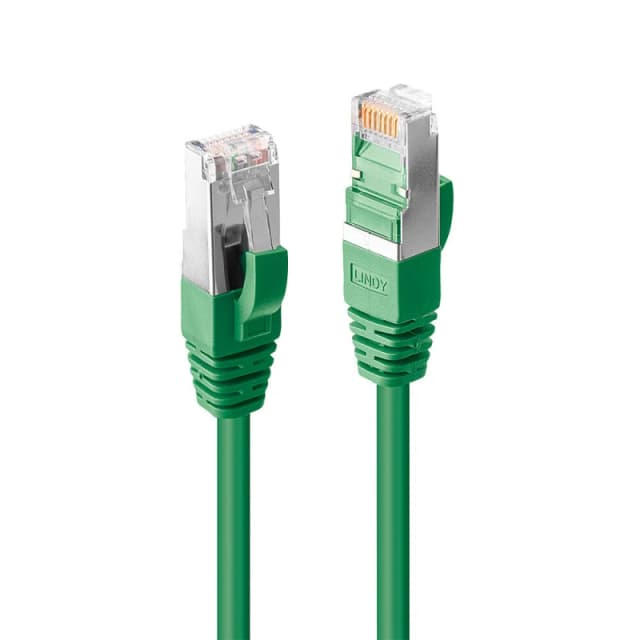 Lindy 47677 networking cable Green 1m Cat6a S/FTP (S-STP)
