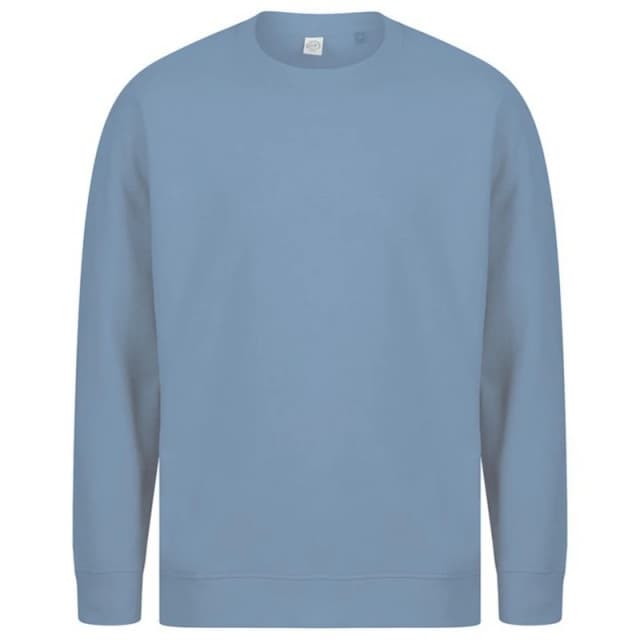 SF Mens Plain Grey Sweatshirt in Mid Blue Size: XS Mid Blue Male XS