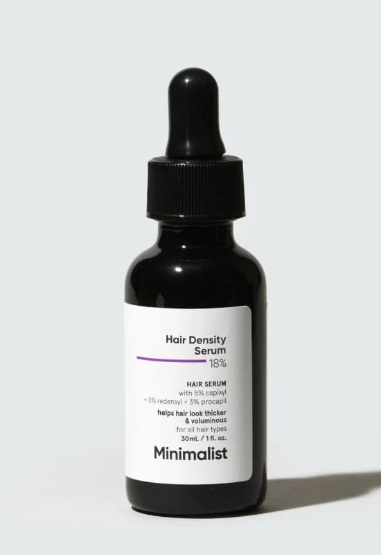 Minimalist Hair Density Serum 18% Hair Serum Clear unisex