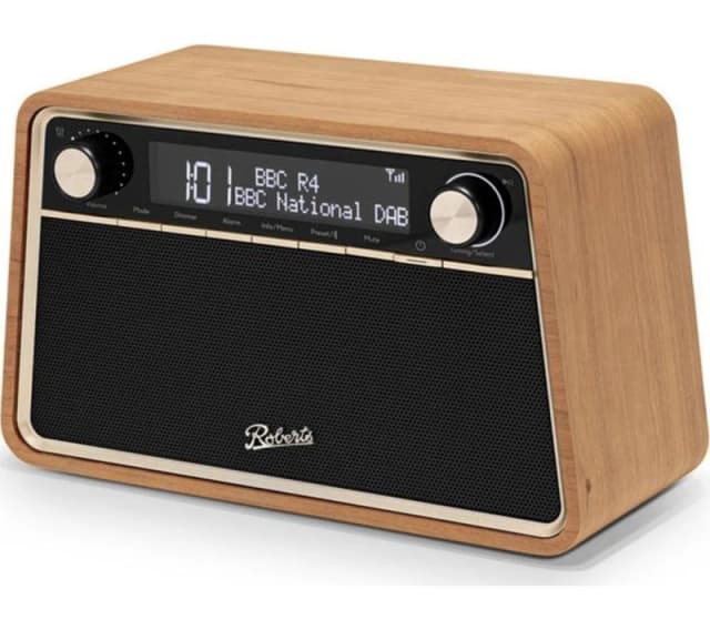 ROBERTS Reva DAB Retro Bluetooth Radio - Cherry, Brown,Black 5038301313791