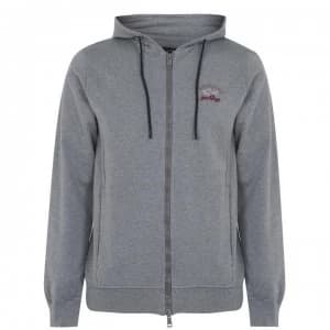 Paul And Shark Crew Logo Full Zip Hoodie - Grey 931