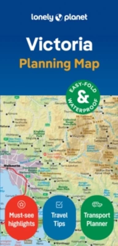 Lonely Planet Victoria Planning Map Sheet map, folded