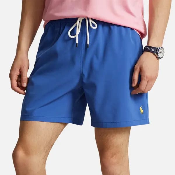 Polo Ralph Lauren Traveler Shell Swimming Trunks - XL Blue Swimwear and Beachwear male 710829851045 XL
