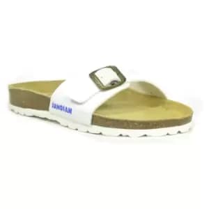 Sanosan Womens/Ladies Malaga Sano Sandals (4 UK) (White/Brown)