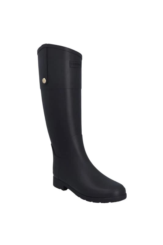 Hunter Womens Refined Riding Boot in Black Size: 5 Black Female 5