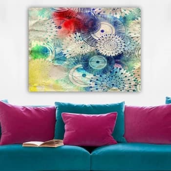 170244950_70100 Multicolor Decorative Canvas Painting