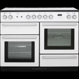 Rangemaster NEX110EIWHC (106170) 110cm Induction Range Cooker in White/Chrome Trim