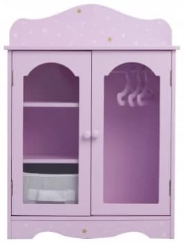 Olivias Little World Dolls House Closet Grey and White
