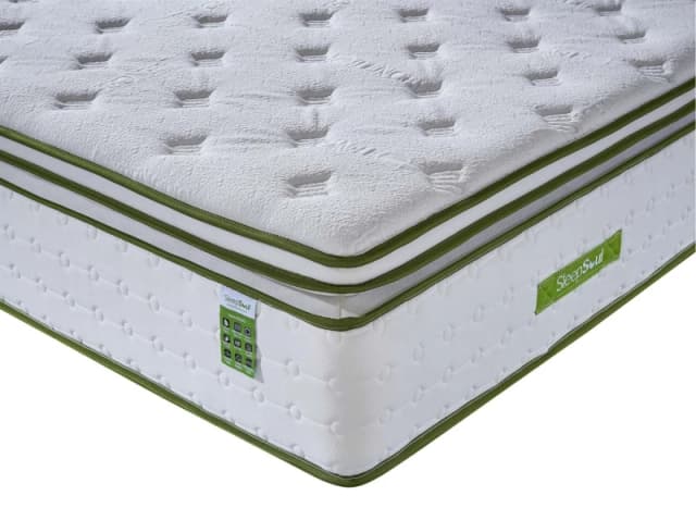 SleepSoul Space Ortho Memory Pocket 4000 Boxtop Mattress in a Box - 6ft Super King Size