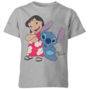 Disney Lilo & Stitch Classic Kids T-Shirt - Grey - 11-12 Years