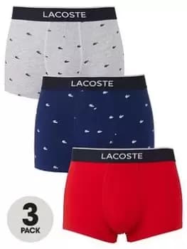 Lacoste Trunks (3 Pack) - Blue Size XL, Men