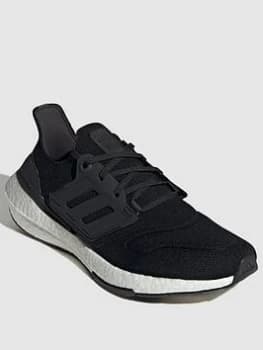 adidas Ultraboost 22 - Black/White, Size 10, Men