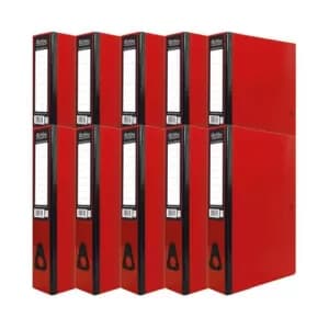 Pukka Brights Box File Foolscap Red Box of 10