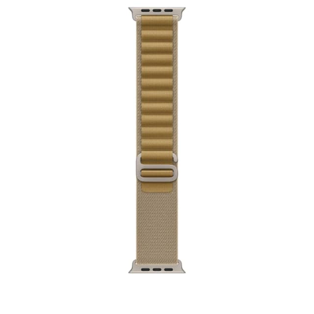 Apple Apple 49mm Tan Alpine Loop - Medium - Natural Titanium Finish MXN23ZM/A